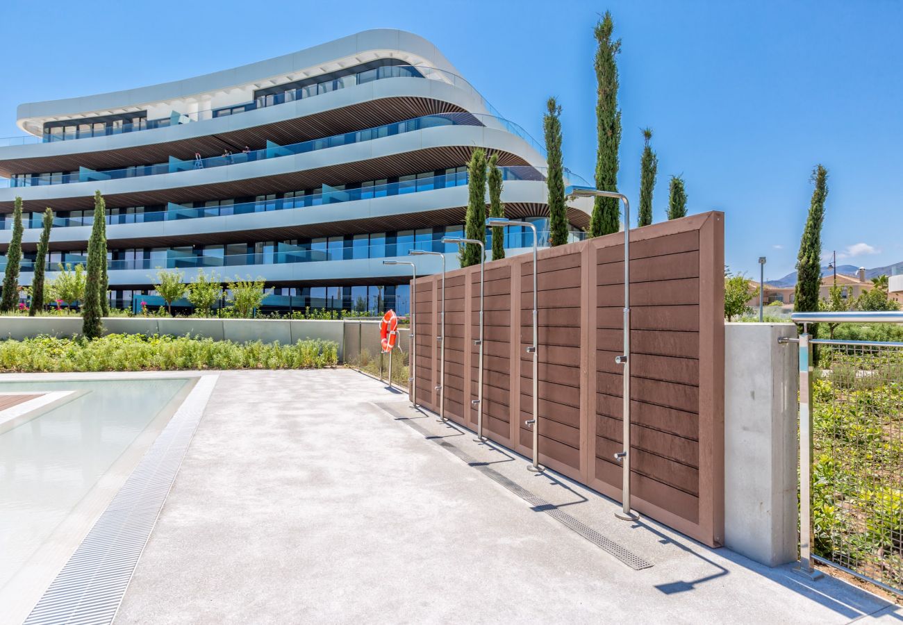 España Costa del Sol Torremolinos casa de vacaciones Oceana piscina vista