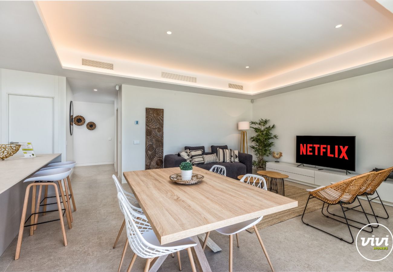 Apartamento en Torremolinos - Bambu - Vista al mar | Playa | Piscina Climatizada 