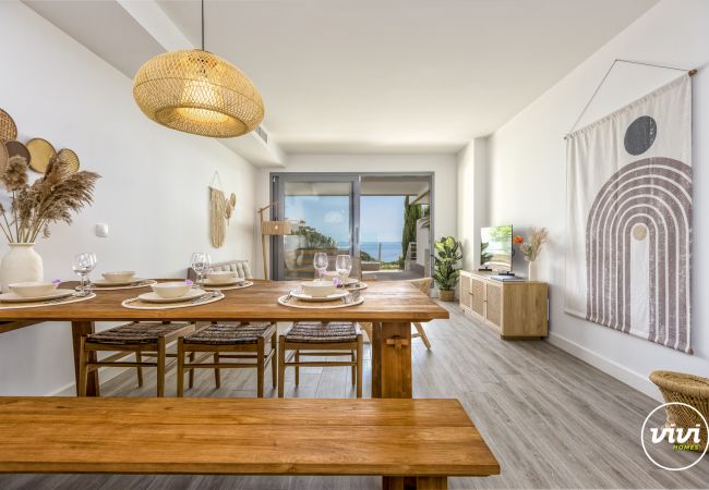 Apartamento en Marbella - Casa Ferli - Vista al mar y al golf | Jardín