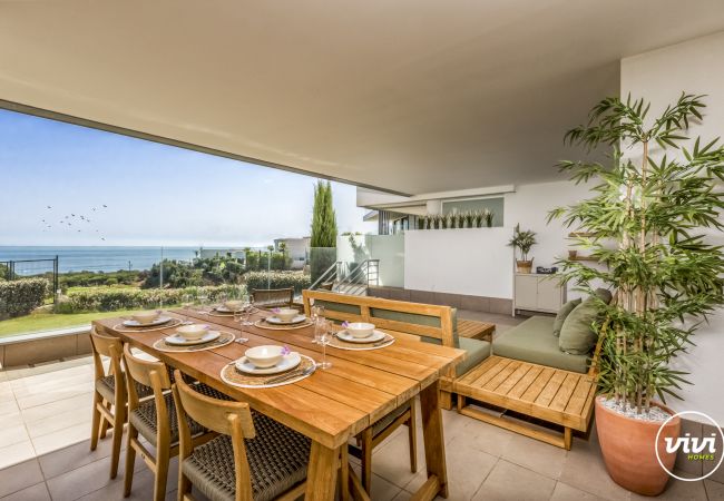 Apartamento en Marbella - Casa Ferli - Vista al mar y al golf | Jardín