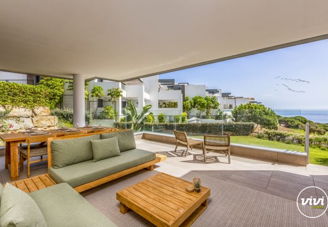 Apartamento en Marbella - Casa Ferli - Vista al mar y al golf | Jardín