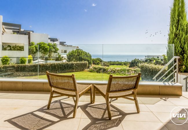 Apartamento en Marbella - Casa Ferli - Vista al mar y al golf | Jardín