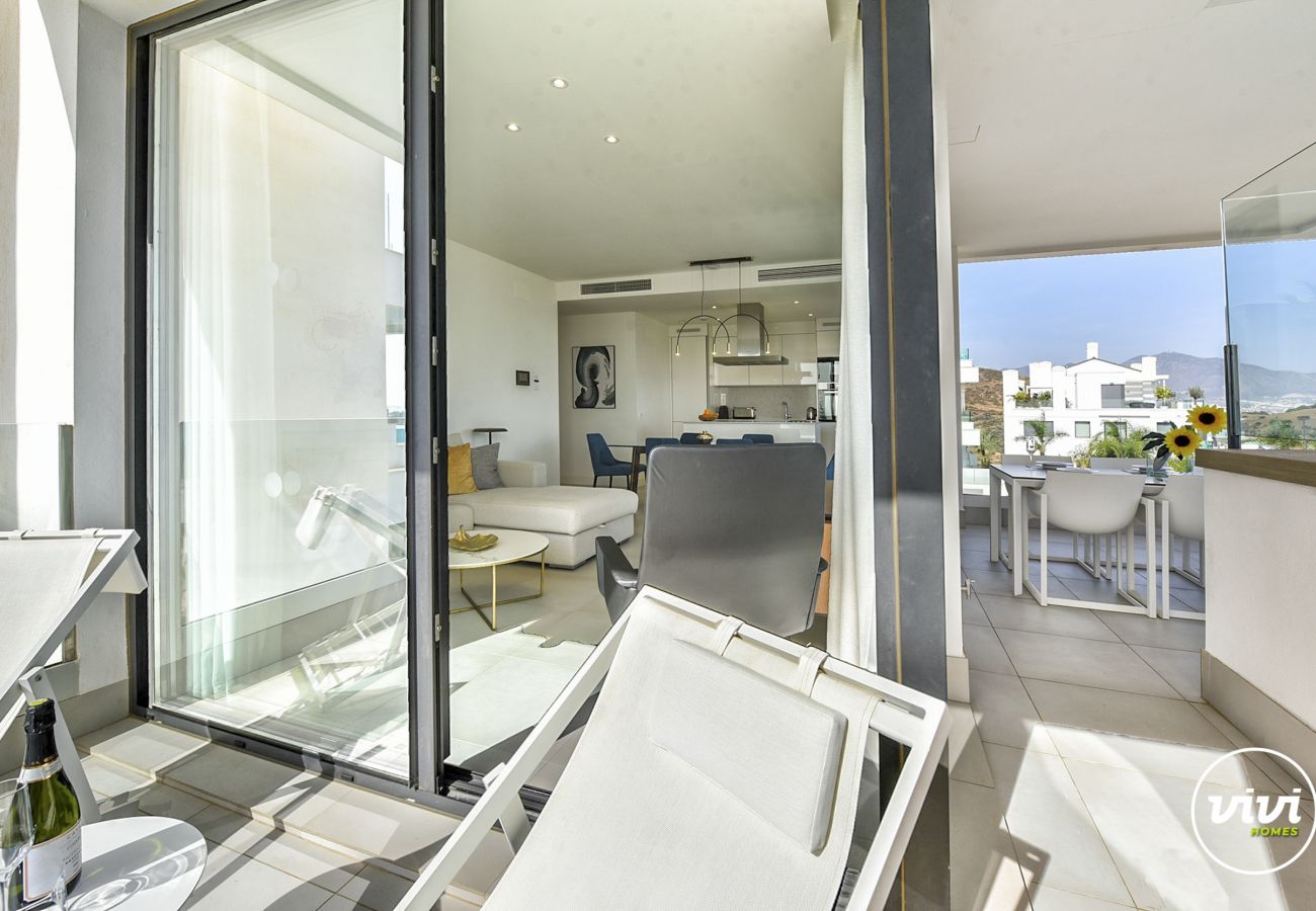 Apartamento en Mijas Costa - Olivera - Piscina privada | Vistas | Gimnasio