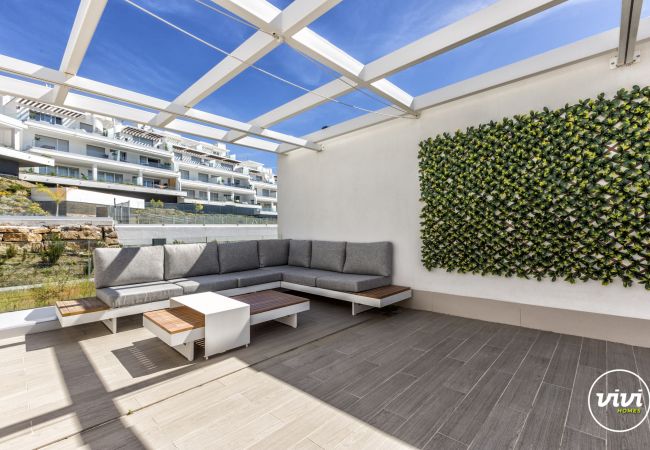 Terraza con lounge