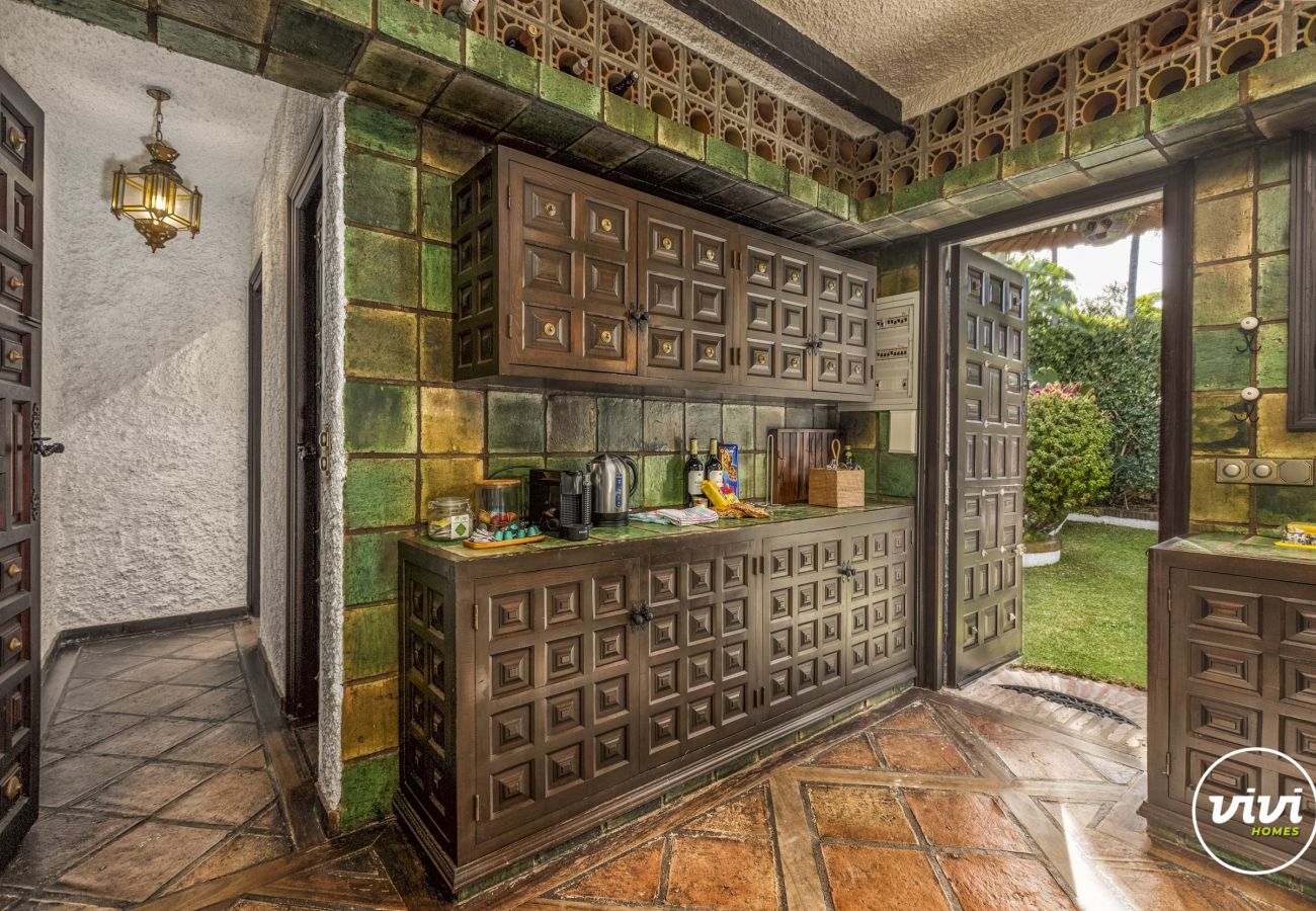 Cocina abierta, Villa Bella, Casa de vacaciones en Marbella