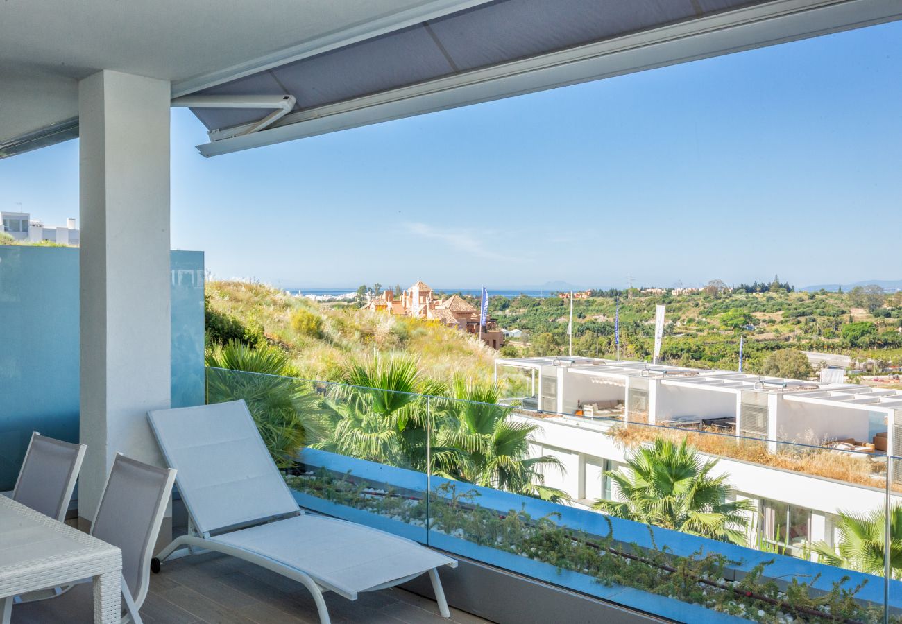 Apartamento en Estepona - Han | Vistas a la montaña - piscina - terraza