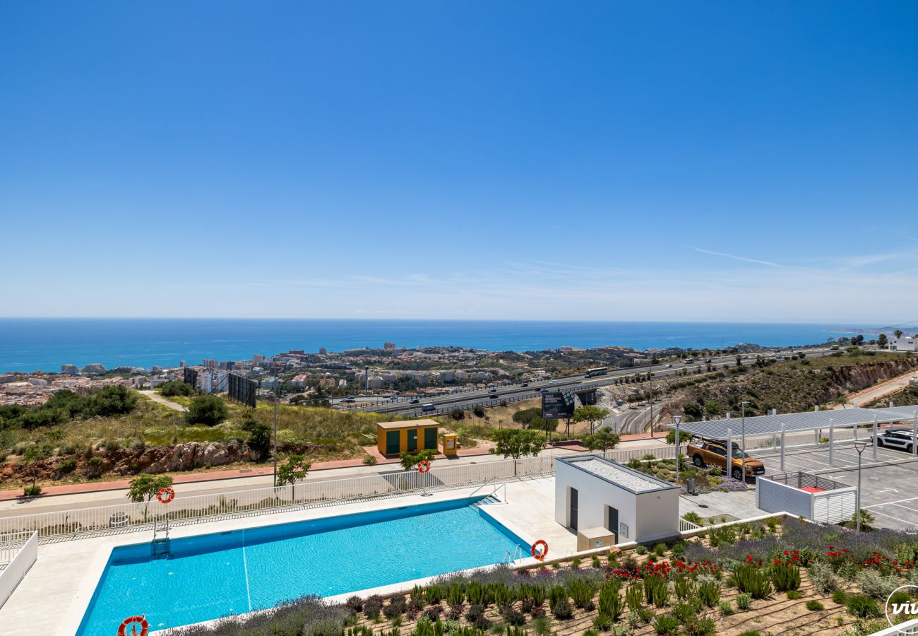 Apartamento en Benalmádena - Santangelo | Vistas al mar - terraza - piscina