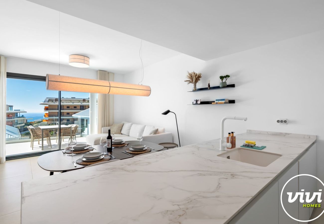 Apartamento en Fuengirola - Lana | Vistas al mar - terraza - piscina