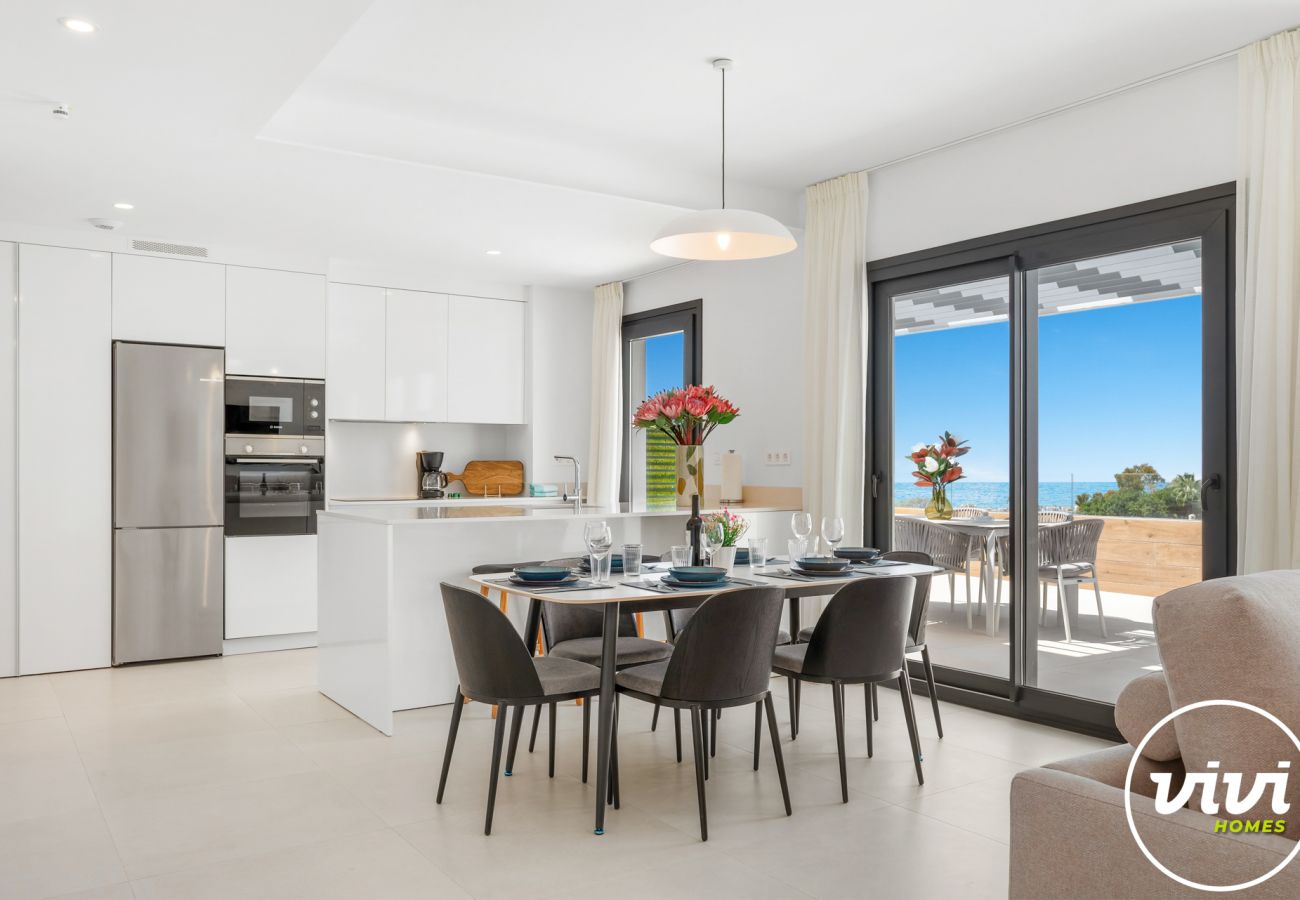 Apartamento en Marbella - The Essence | Vistas al mar - Piscina - Gimnasio - Terraza
