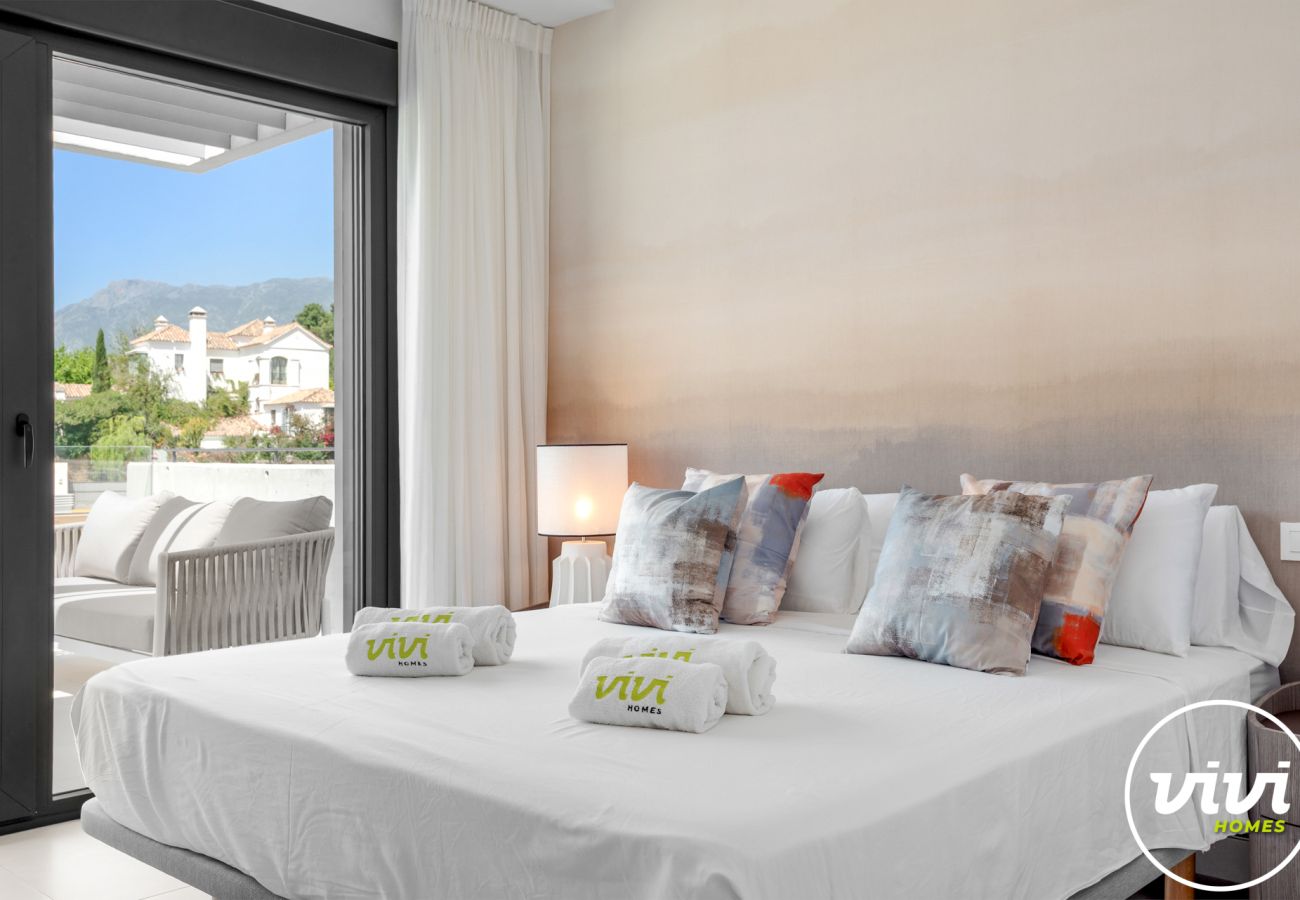 Apartamento en Marbella - The Essence | Vistas al mar - Piscina - Gimnasio - Terraza
