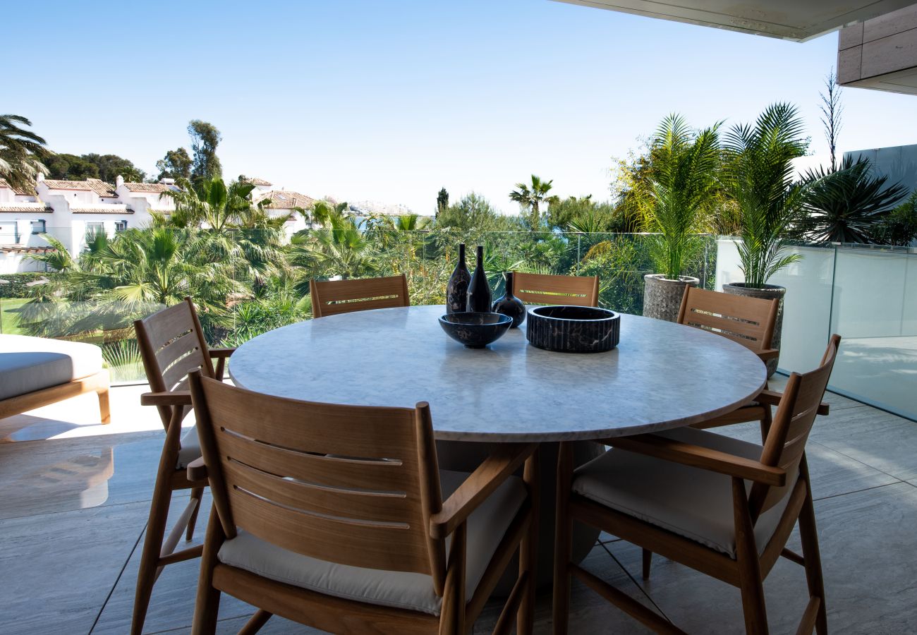 Apartamento en Estepona - Ocean Pearl | Vistas al mar - Piscina - Terraza