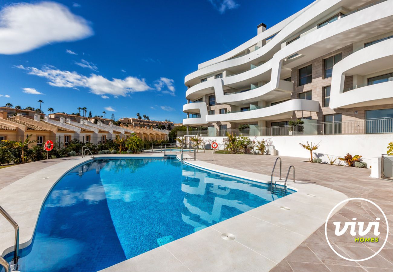 Costa del Sol Mijas Costa vakantie appartement Blue View luxe zwembad 