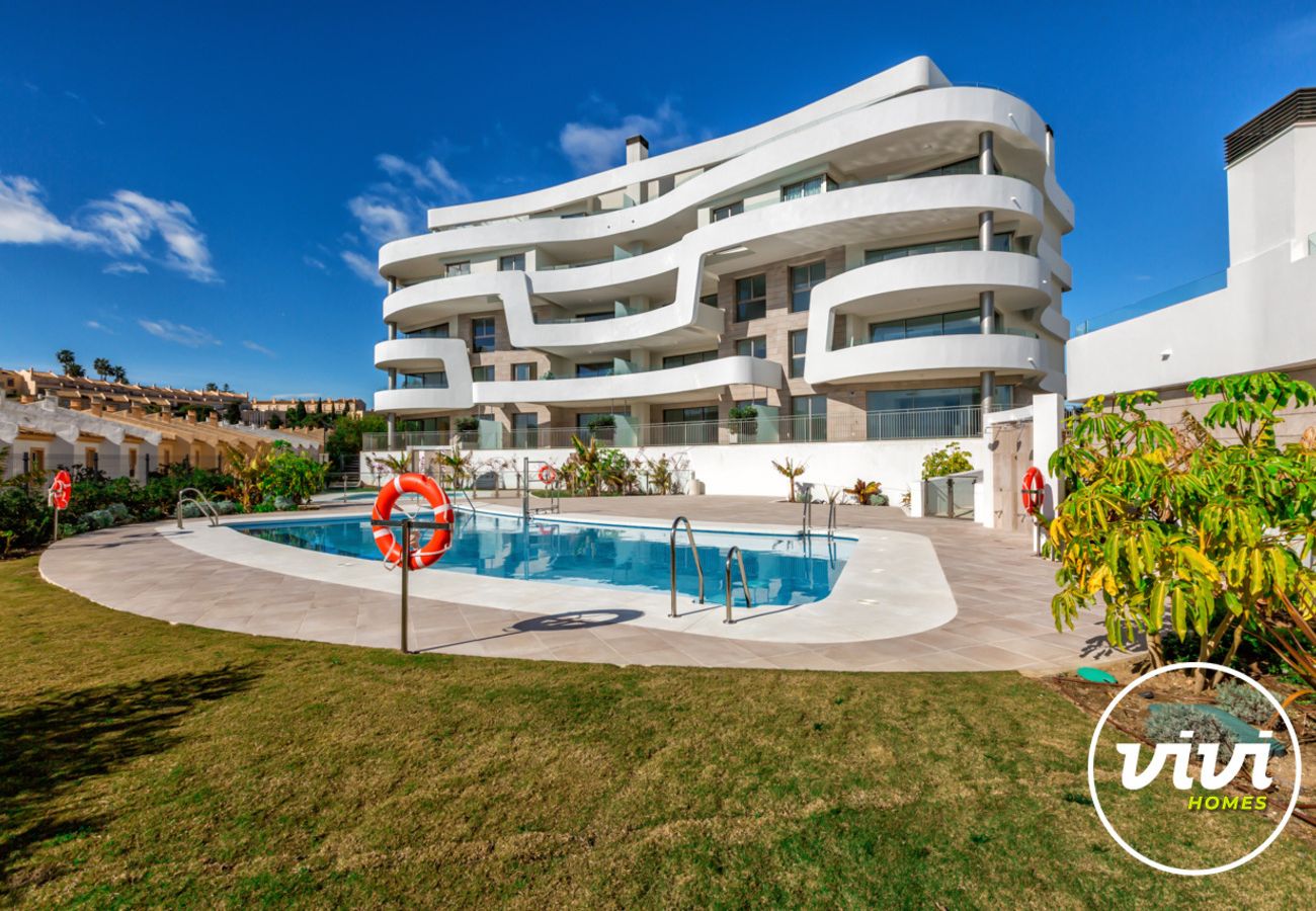 Costa del Sol Mijas Costa vakantie appartement Blue View luxe zwembad 