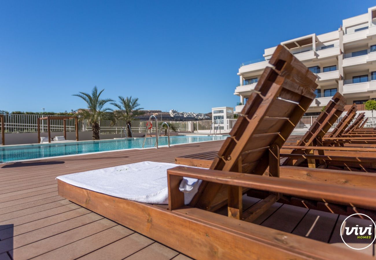 Costa del Sol Mijas Costa vakantie appartement Lotus zwembad luxe lounge 