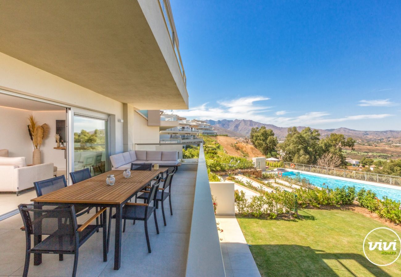 Appartement in La Cala de Mijas - Lila - Zwembad | Golf | BBQ | Uitzicht