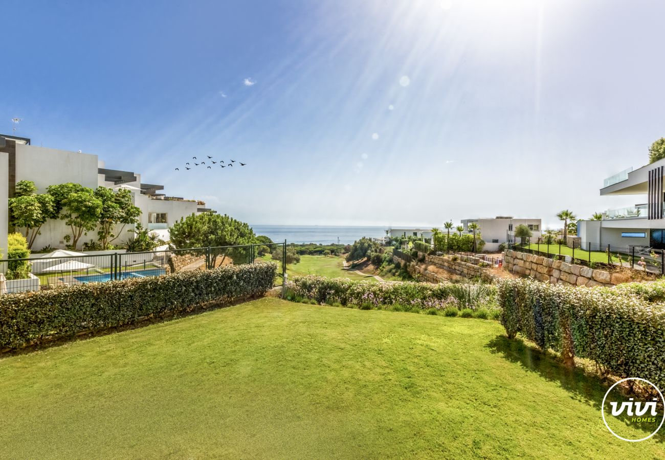 Appartement in Marbella - Casa Ferli - Zee- & Golfzicht | Tuin