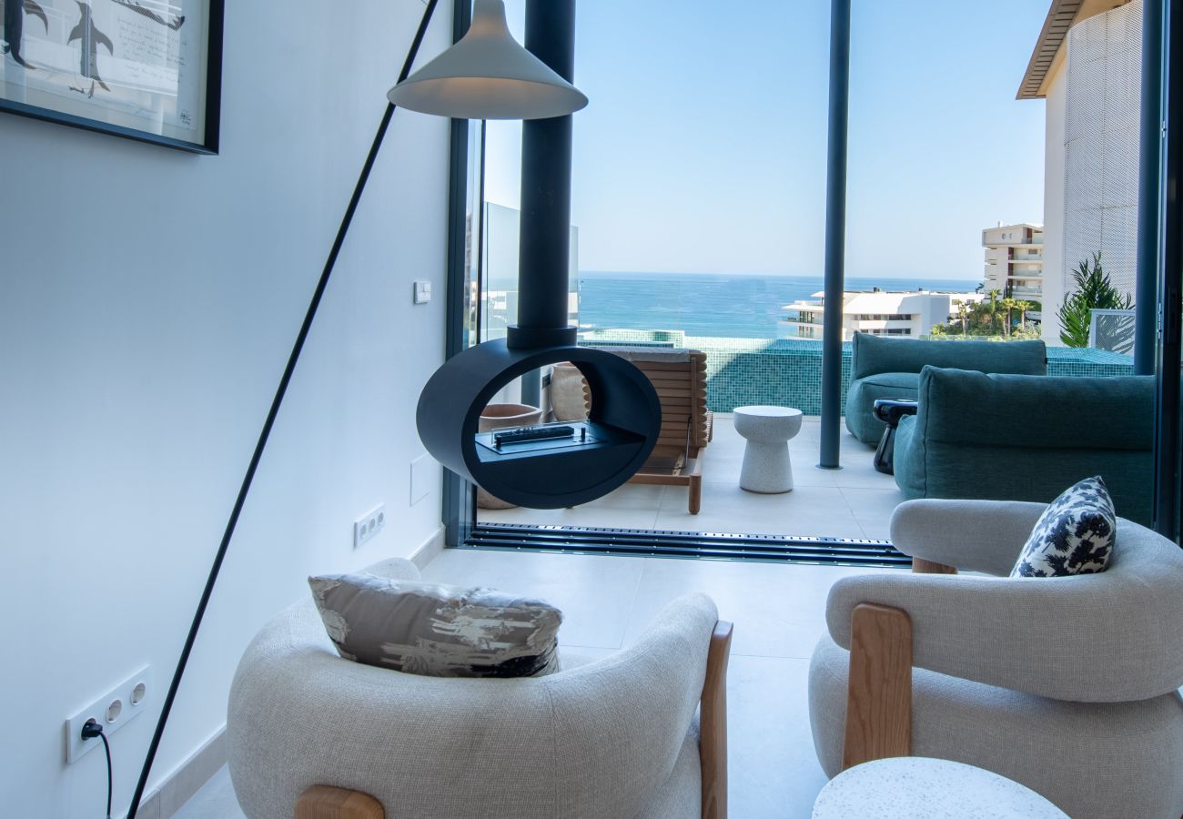 Villa in Fuengirola - Villa Huracan - Privé Zwembad, Zeezicht