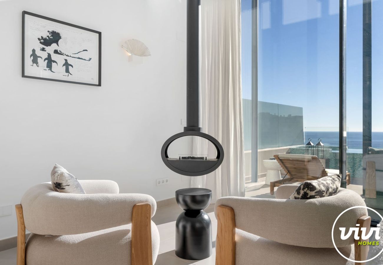 Villa in Fuengirola - Villa Huracan - Privé Zwembad, Zeezicht