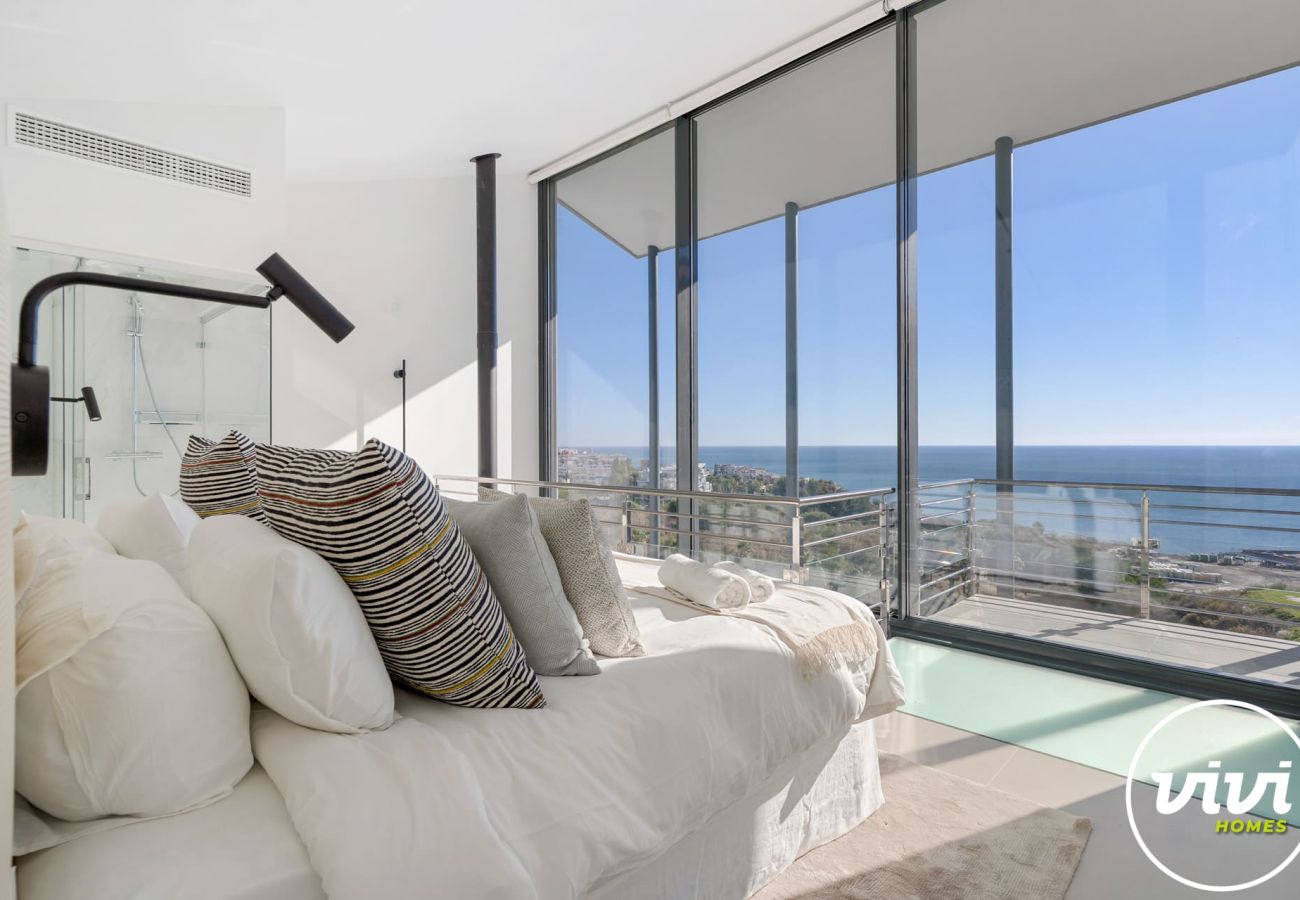 Villa in Fuengirola - Villa Huracan - Privé Zwembad, Zeezicht