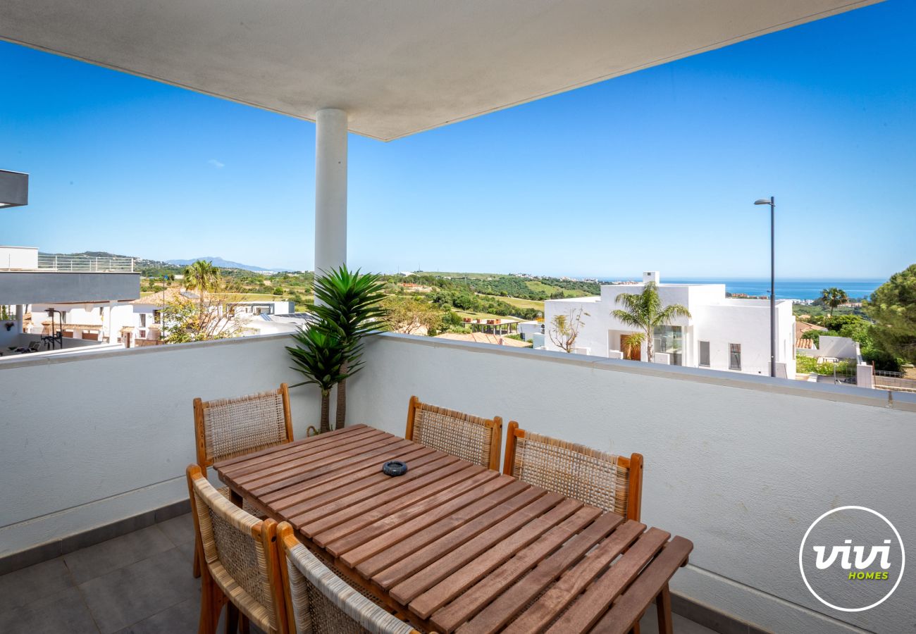 Appartement in Estepona - Valle Romano | Zwembad - terras - fitnessruimte