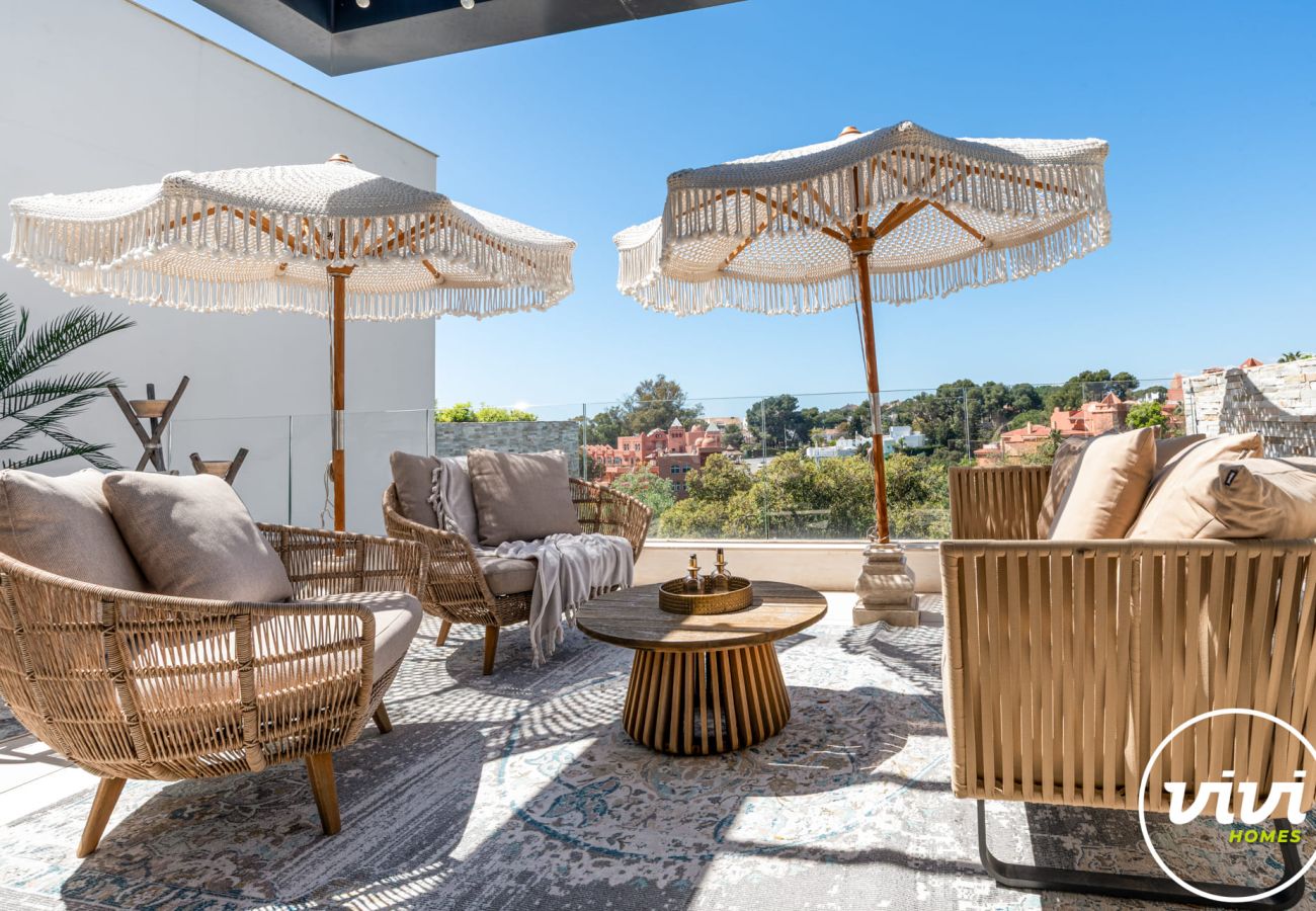 Huis in Marbella - Queen | Uitzicht op de zee - Golf - Uitzicht op de bergen