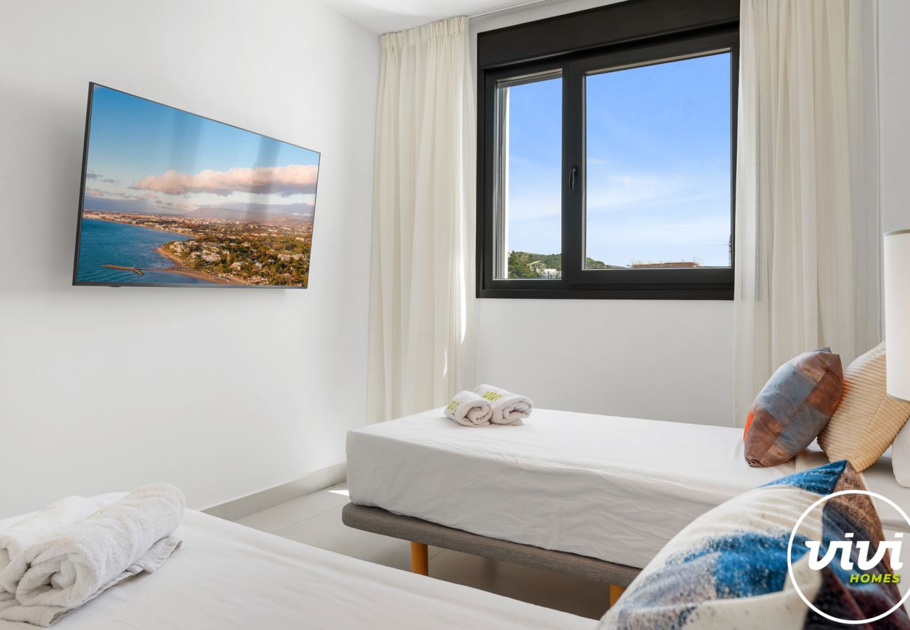 Appartement in Marbella - The Essence | Zeezicht - Zwembad - Fitnessruimte - Terras