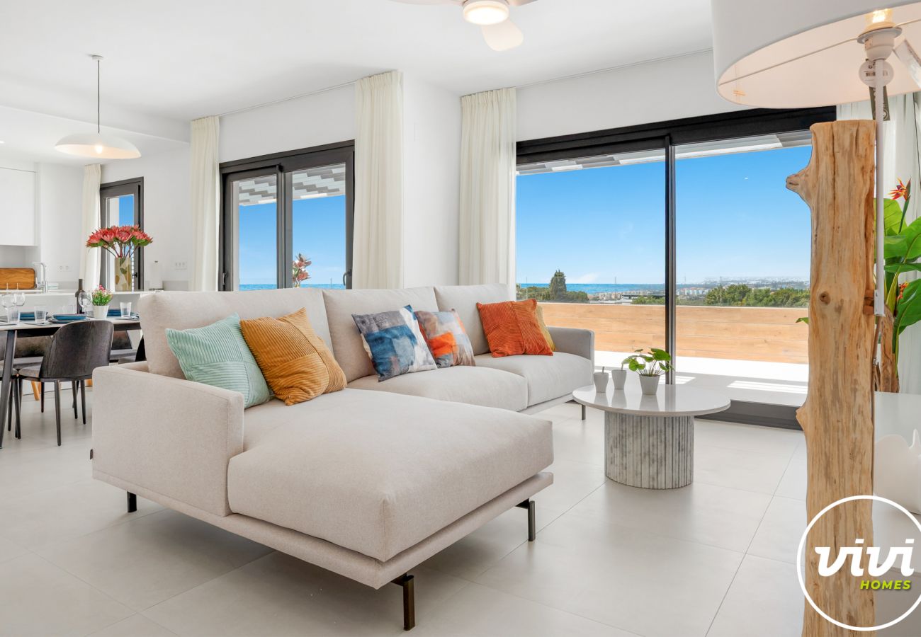 Appartement in Marbella - The Essence | Zeezicht - Zwembad - Fitnessruimte - Terras