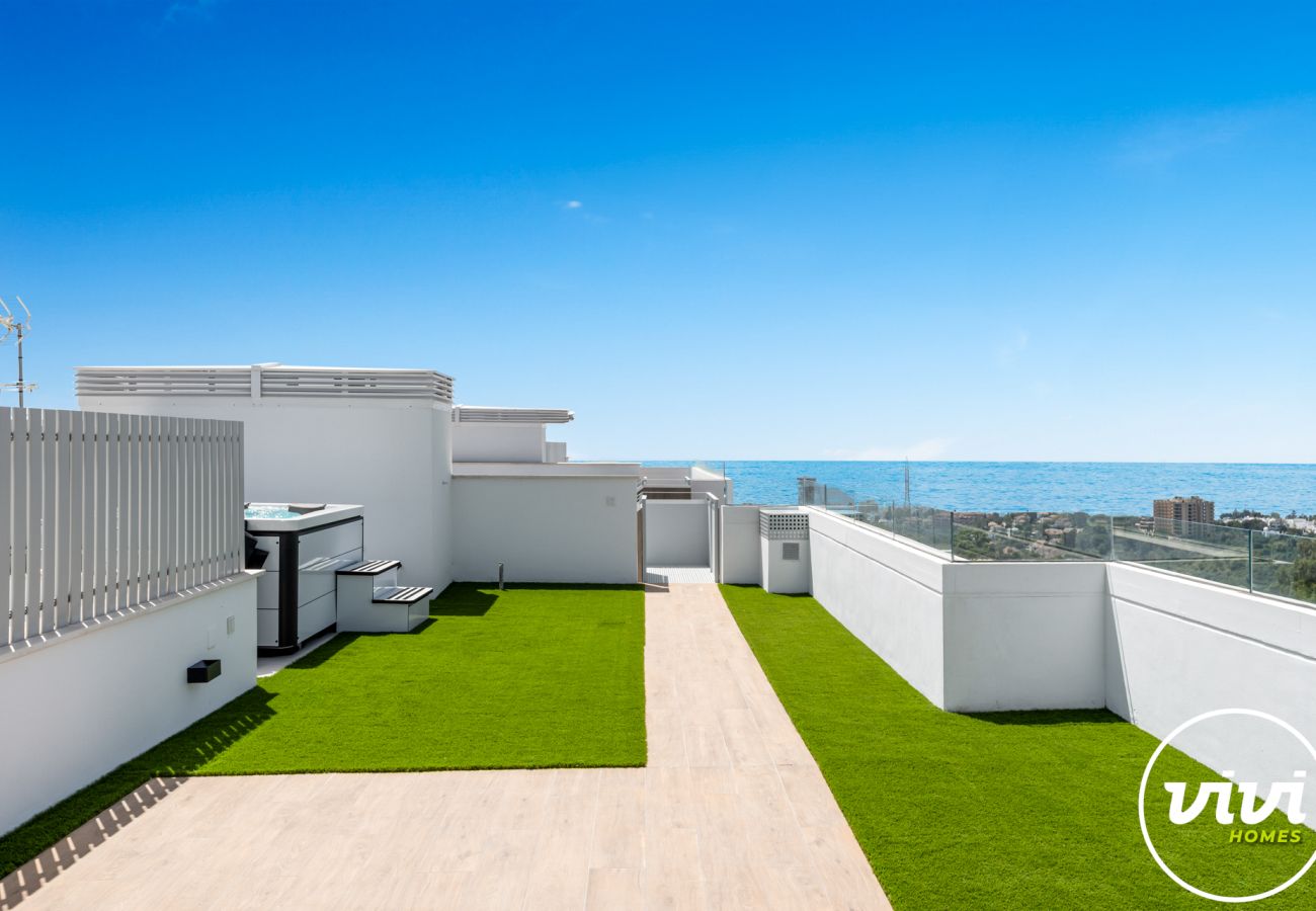 Appartement in Marbella - The Essence | Zeezicht - Zwembad - Fitnessruimte - Terras