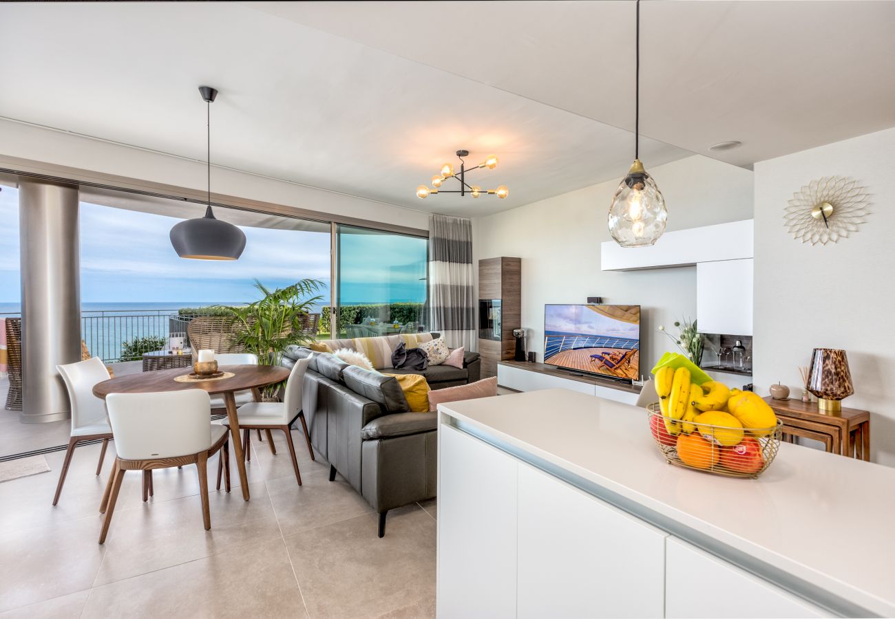Spain Mijas Costa holiday home luxury interior ocean view