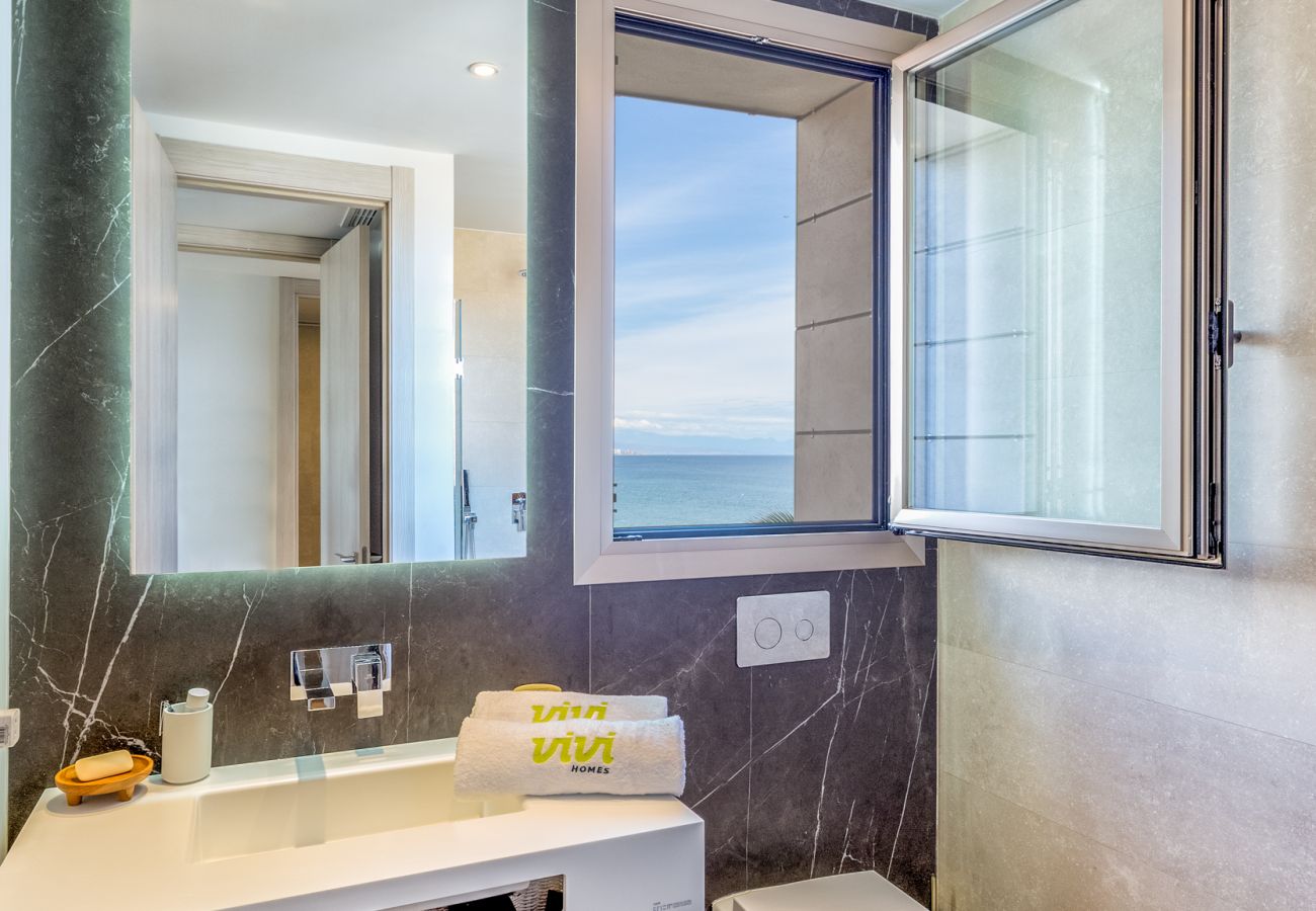 Spain Costa del sol Mijas Costa holiday home luxury interior bathroom