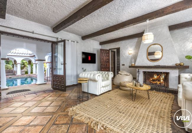 Open living space, Villa Bella, Holiday home in Marbella